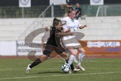 2. Fußball-Liga - Frauen - Saison 2023/2024 - FC Ingolstadt 04 - SV Meppen - Reininger Pija (Nr.21 - FCI Frauen) - Schulte Sahrah weiss Meppen - Foto: Meyer Jürgen