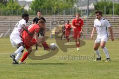 Bayernliga Nord - Saison 2023/24 - FC Ingolstadt 04 II - TSV Abtswind - Fabio Riedl (Nr.24 - FCI) - Tuda Jayson weiss Abtswind - Foto: Meyer Jürgen