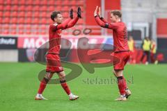 3. Liga; FC Ingolstadt 04 - TSV Havelse; Tor Jubel Treffer Max Besuschkow (17, FCI) 2:1 Simon Lorenz (32, FCI)