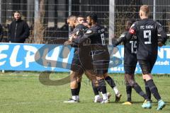 Fussball - Kreisliga - FC Grün Weiss Ingolstadt - FC Fatih Ingolstadt - Akif Abasikeles schwarz Fatih Ing. mit dem 0:1 Führungstreffer - jubel - Foto: Meyer Jürgen