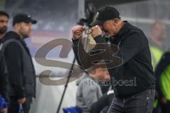 3. Liga - Saison 2026/27 - Waldhof Mannheim - FC Ingolstadt 04 - Das Siel ist aus - jubel bei Cheftrainer Achim Beierlorzer (FCI) - XXXXX - Foto: Meyer Jürgen