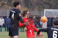 A-Junioren - Bundesliga Süd Fc Ingolstadt 04 - SC Freiburg -  Causevic Benjamin (Nr.10 - FC Ingolstadt A-Jugend) - Schopper David schwarz Freiburg - Foto: Meyer Jürgen