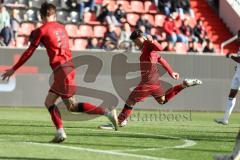 3. Liga; FC Ingolstadt 04 - 1. FC Saarbrücken; Tor Jubel Treffer Dennis Kaygin (10, FCI)