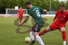 Bezirksliga - Saison 2022/2023 - FC Fatih Ingolstadt - VSST Günzelhofen - Kevin Roth grün Günzelhofen - Dardan Berisha rot Fatih - Foto: Meyer Jürgen