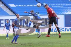 3. Liga - Hansa Rostock - FC Ingolstadt 04 - Stefan Kutschke (30, FCI) Julian Riedel (3 Rostock)