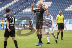 3. Liga - MSV Duisburg - FC Ingolstadt 04 - Tor Jubel 1:5 Filip Bilbija (35, FCI) Robin Krauße (23, FCI) Connor Krempicki (6 MSV)