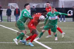 Freundschaftsspiel - Saison 2022/2023 - FC Ingolstadt 04 - VFB Eichstätt - Madougou  Ibrahim (Nr.9 - Fc Ingolstadt 04 II) - Fries Jonas grün Eichstätt. - Foto: Meyer Jürgen