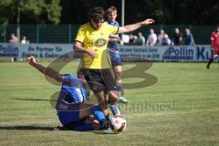 A-Klasse -  Saison 2026/27 - TSV Pförring - FC Wackerstein/Dünzing - Lukas Lechner gelb Wackerstein/Dünzing - Elias Heiß blau Pförring - Foto: Meyer Jürgen