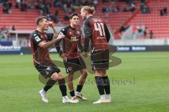 3. Liga; FC Ingolstadt 04 - MSV Duisburg; Vinko Šapina (41, FCI) Tor Jubel Treffer Ausgleich 1:1 Emre Gül (5, FCI) Jonas Scholz (15, FCI)