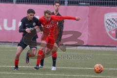 A - Junioren Bundesliga Süd/Südwest -  Saison 2021/2022 - FC Ingolstadt 04 - Eintracht Frankfurt - Riedl Fabio (#18 FCI) - Foto: Meyer Jürgen