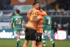 3. Liga; VfB Lübeck - FC Ingolstadt 04; Jannik Mause (7, FCI) Schuß Tor Jubel Treffer Yannick Deichmann (20, FCI)