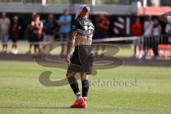 Testspiel ; 3. Liga; FC Ingolstadt 04 - VfR Mannheim; Schuß auf das Tor Max Dittgen (10, FCI) Torchance verpasst, ärgert sich