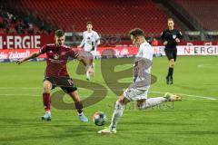 2.BL; 1. FC Nürnberg - FC Ingolstadt 04; Krauß Tom (14 , 1.FCN) Dennis Eckert Ayensa (7, FCI)