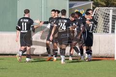 Kreisliga - Saison 2023/2024 - FC Fatih Ingolstadt - TSV Münchsmünster - Der 2:0 Führungstreffer durch Akif Abasikeles schwarz Fatih - jubel - Foto: Meyer Jürgen