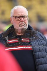 3. Liga; Dynamo Dresden - FC Ingolstadt 04; Vorsitzender des Vorstandes Peter Jackwerth (FCI) vor dem Spiel