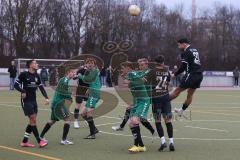 Freundschaftsspiel - FC Fatih Ingolstadt - TV Aiglsbach - Akif Abasikeles schwarz FC Fatih beim Kopfball - Foto: Meyer Jürgen