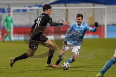 3. Liga - TSV 1860 München - FC Ingolstadt 04 - Merlin Röhl (34, FCI) Neudecker Richard (31, 1860)