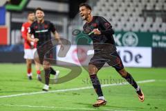 3. Liga; TSV Havelse - FC Ingolstadt 04; Tor Jubel Treffer Ausgleich Fredrik Carlsen (8, FCI)