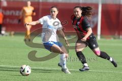 2. Bundesliga Frauen - Saison 2024/25 - FC Ingolstadt 04 Frauen - SC Sand - Winter Mara (Nr.2 - FCI Frauen) - Homann Sanja weiss Sand - Foto: Meyer Jürgen