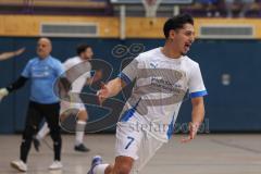 Hallenturnier MTV Ingolstadt - Saison 2025/26 - MTV Ingolstadt - Reichertshofen - Beyazit Bulut weiss Reichertshofen schiesst ein Tor - jubel  - XXXXX - Foto: Meyer Jürgen