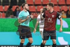 3. Liga; FC Ingolstadt 04 - SC Freiburg II; schimpft mit Schiedsrichter Sebastian Grönning (11, FCI)