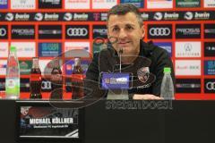 3.Liga - Saison 2022/2023 - FC Ingolstadt 04 -  - Pressekonferenz - Cheftrainer Michael Köllner (FCI)-  - Foto: Meyer Jürgen