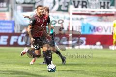 3. Liga; FC Ingolstadt 04 - VfB Lübeck; ärgert sich Marcel Costly (22, FCI)