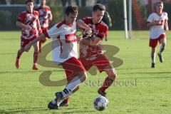 Kreisklasse - Saison 2022/2023 - SV Buxheim - SV Stammham - Tobias Schmidt rot Stammham - Andreas Schimmer weiss Buxheim - Foto: Meyer Jürgen