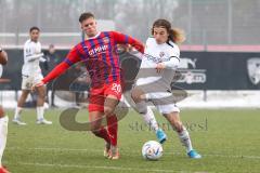 3. Liga; Testspiel, FC Ingolstadt 04 - 1. FC Heidenheim; Zweikampf Kampf um den Ball Tim Civeja (8, FCI) Burnic, Denis (20 HDH)