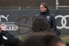 3. Liga; FC Ingolstadt 04 - Trainingsauftakt Winterpause; Cheftrainer Rüdiger Rehm (FCI)