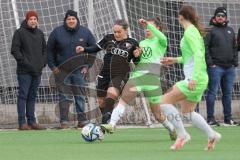 2023_12_10 - 2. Bundesliga - Saison 2023/24 - FC Ingolstadt 04 Frauen - VFL Wolfsburg - Pija Reininger (Nr.21 - FCI Frauen) - Beyer Lisa grün Wolfsburg - Foto: Meyer Jürgen