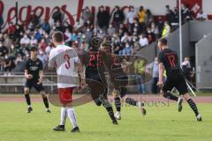 Relegation 2 - U17 - SSV Jahn Regensburg - FC Ingolstadt 04 - Tor 0:1 durch Johannes Birkl (2 FCI) Jubel Michael Udebuluzor (25 FCI) Laurenz Thum (17 FCI) Davide Sekulovic (7 FCI)