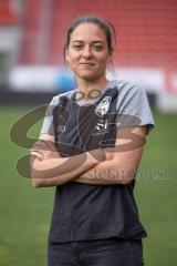 3. Liga; FC Ingolstadt 04 - Neue Trainerin, Pressekonferenz, Cheftrainerin Sabrina Wittman (FCI) in ihrer neuen Wirkunsstätte, Audi Sportpark Portrait