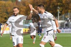 3. Liga; VfB Oldenburg - FC Ingolstadt 04; David Kopacz (29, FCI) Pascal Testroet (37, FCI) Tor Jubel Treffer