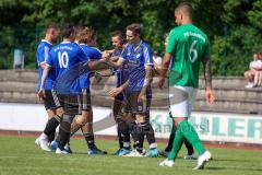 Sparkassenpokal - DJK Ingolstadt - FC Gerolfing Der 1:0 Führungstreffer durch #7 Furkan Eroglu DJK Ingolstadt - jubel -  Foto: Jürgen Meyer