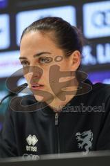 3. Liga; FC Ingolstadt 04 - Alemannia Aachen; Interview Pressekonferenz Cheftrainerin Sabrina Wittmann (FCI)