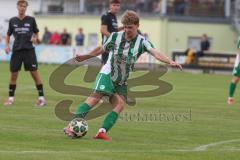 Landesliga - Saison 2025/26 - SV Manching - FC Memmingen II - Luca Bienek (Nr.16 - SV Manching) - XXXXX - Foto: Meyer Jürgen