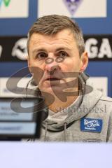 3. Liga; SV Waldhof Mannheim - FC Ingolstadt 04 - Pressekonferenz Interview Cheftrainer Michael Köllner (FCI)