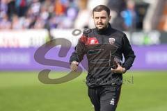 3. Liga; VfL Osnabrück - FC Ingolstadt 04; vor dem Spiel Co-Trainer Fabian Reichler (FCI)