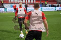 3. Liga; FC Ingolstadt 04 - FSV Zwickau; vor dem Spiel Torwart Marius Funk (1, FCI)