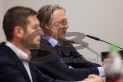 2.BL; FC Ingolstadt 04 - Training, neuer Cheftrainer Rüdiger Rehm, Pressekonferenz, Geschäftsführers Dietmar Beiersdorfer (FCI Sport Kommunikation)