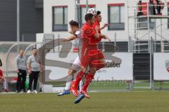 Bayernliga Süd - Saison 2022/2023 - FC Ingolstadt 04 -  VFR Garching - Gashi Egson (Nr.9 - Fc Ingolstadt 04 II) - Keidel Felix (Nr.6 - Fc Ingolstadt 04 II) - Foto: Meyer Jürgen