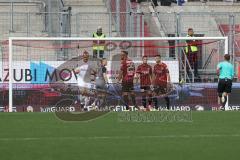 3.Liga - Saison 2022/2023 - FC Ingolstadt 04 -  SV Meppen - Der 2:1 Anschlusstreffer - jubel - David Kopacz (Nr.29 - FCI) - Torwart Marius Funk (Nr.1 - FCI) - Foto: Meyer Jürgen