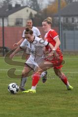 DFB -Pokal Frauen - Saison 2025/26 - FC Ingolstadt 04 Frauen - FC Bayern München - Lea Wolski (Nr.5 - FC Ingolstadt Frauen I) - Sehitler Alara rot Bayern - Foto: Meyer Jürgen