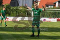 Bezirksliga Oberbayern Nord - SV Manching - SV Nord Lerchenau - Rainer Meisinger (#19 Manching) grün - enttäuscht nach vergebener Chance - Foto: Jürgen Meyer