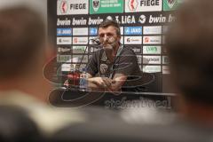 3.Liga - Saison 2023/2024 - Preußen Münster - FC Ingolstadt 04 - Cheftrainer Michael Köllner (FCI) - Pressekonferenz nach dem Spiel -  - Foto: Meyer Jürgen