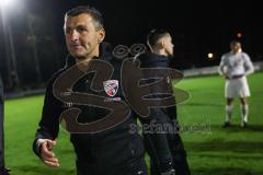 Toto-Pokal; ATSV Erlangen - FC Ingolstadt 04; Spiel ist aus,  Sieg Jubel Freude 0:2, Cheftrainer Michael Köllner (FCI)