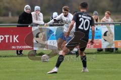 2023_11_12 - SV Hundszell - SV Karlskron   - Kreisliga - Saison 2023/24 - Daniel Tkac weiss Karlskron -  Foto: Meyer Jürgen