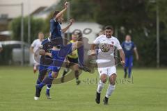 Kreisklasse - Saison 2023/2024 - TSV Großmehring - SV Buxheim - Michael Kaps blau Großmehring - Alex Libeg weiß Buxheim - Foto: Meyer Jürgen