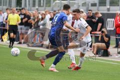 3. Liga; Testspiel; FC Ingolstadt 04 - TSV Rain/Lech, Felix Keidel (43, FCI) Tim Härtel (RL)